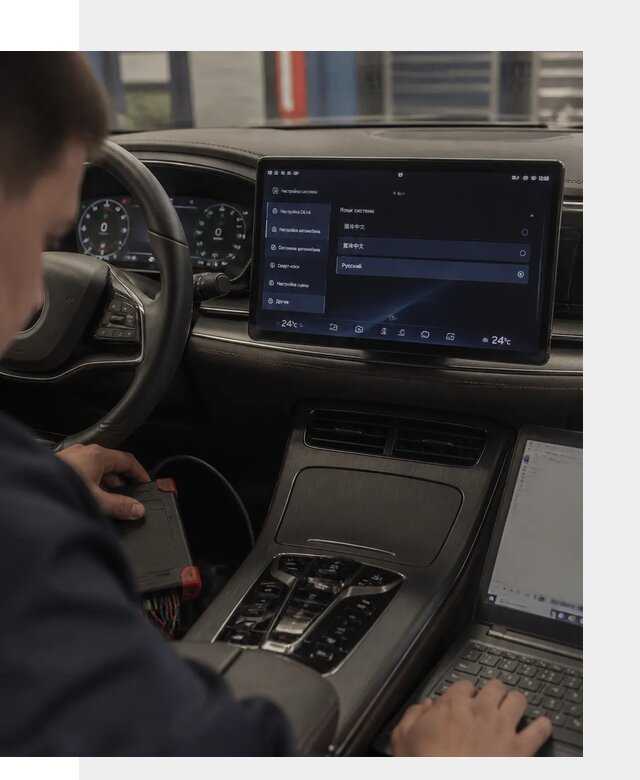 Русификация автомобиля BYD HAN для эксплуатации в Горячем Ключе